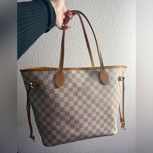 Fashion checkered tote bag